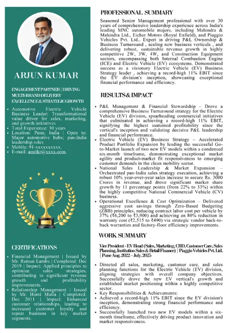 Mockup of the Power Portfolio Deck (PPD).